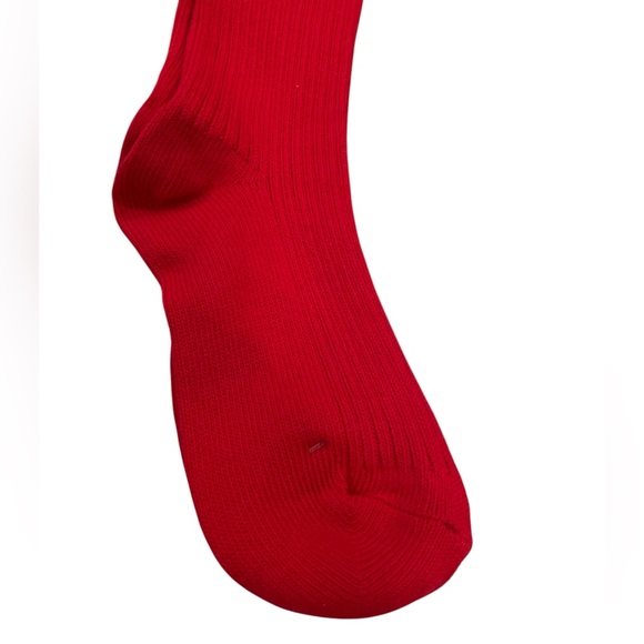 Free People Women’s Super Scrunch Solid Socks Candy Red - Picture 9 of 10